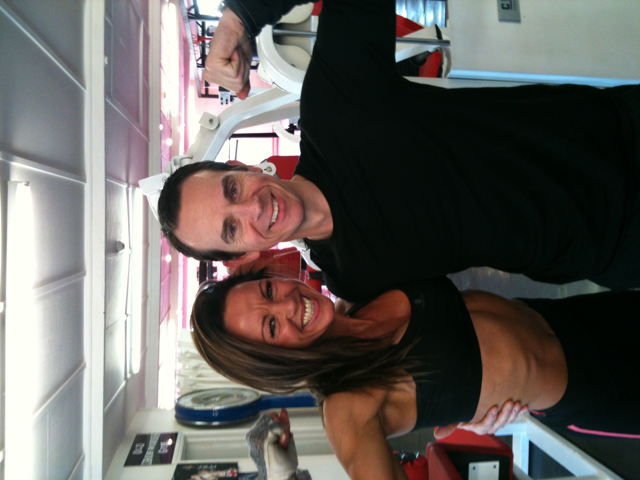 An image of Personal Trainer Tim Sharp with Rachel  goes here.